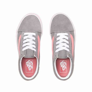 Detske Tenisky Vans Pop Old Skool (4-8 years) Siva/Ruzove VA28AFKMW